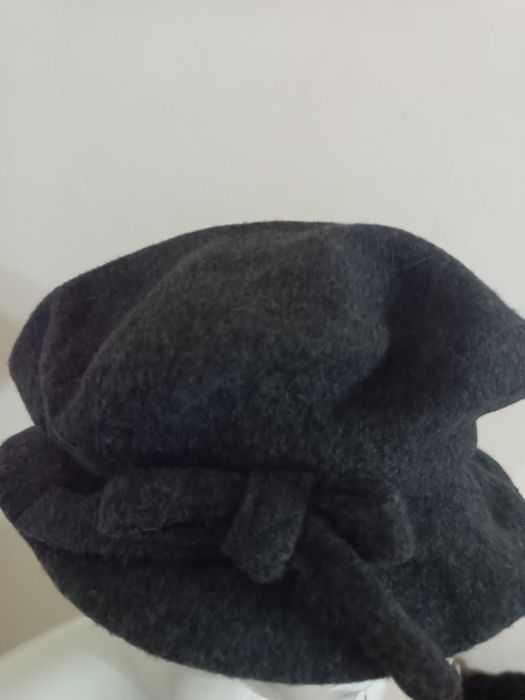 Elegancki Damski Bosmanka / Kaszkiet – 100% Wełna (Wolle) – Vintage