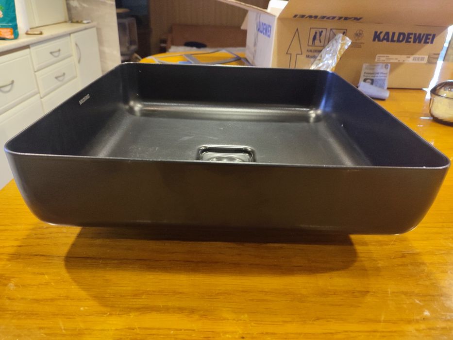 Kaldewei Miena Umywalka 400 x 400 mm Lava Black