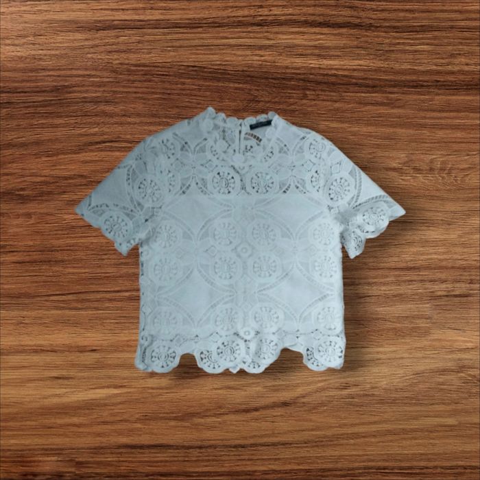 Bluzka gipiura śmietanka