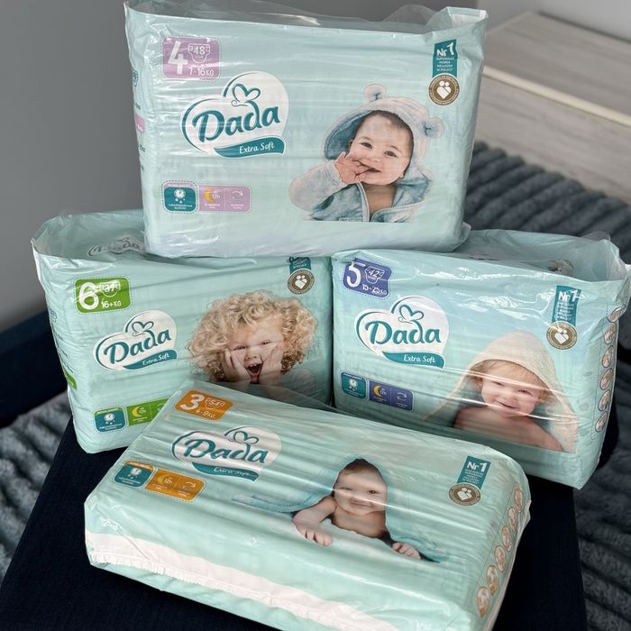 Підгузники / памперси Dada extra soft 3, 4, 5, 6 р.