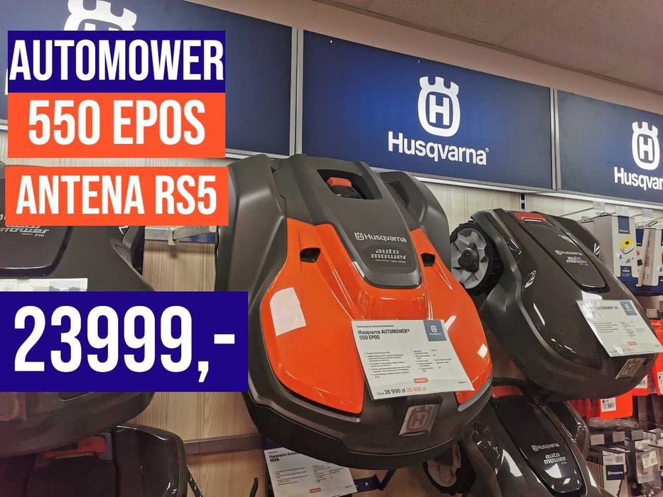 HUSQVARNA Automower  550EPOS + Antena RS5 Okazja Roboty  Białogard