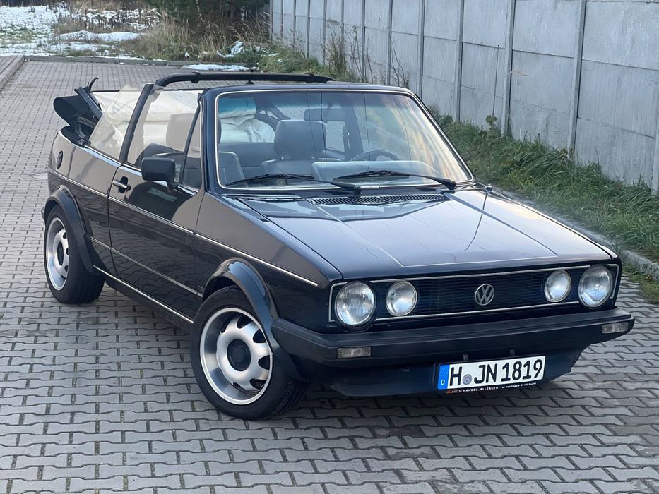 Volkswagen Golf 1 Cabrio KARMANN 1.8 Benzyna 90KM / Z Niemiec / Dokumentacja