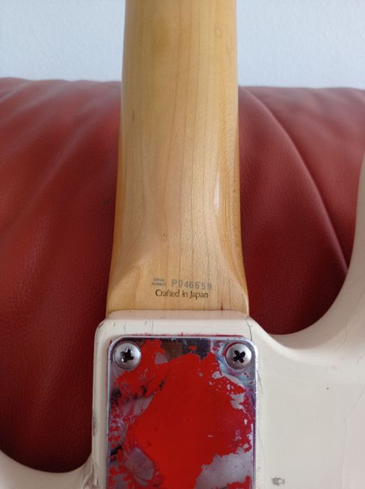 Бас гітара Fender Precision bass Japan white 2000