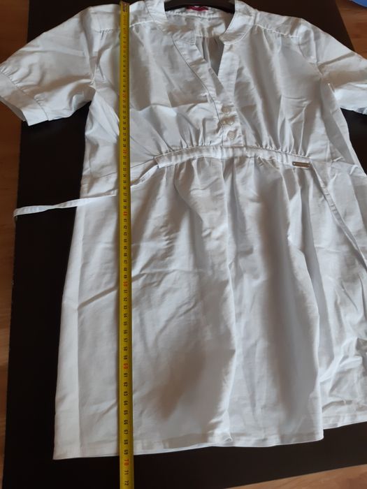 Biała koszula ciążowa r.M Happy mum - Delika shirt
