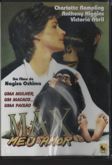 Dvd Max, Meu Amor- comédia - Charlotte Rampling/ Victoria Abril-selado
