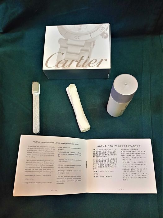 Kit Limpeza Bracelete Metal Cartier
