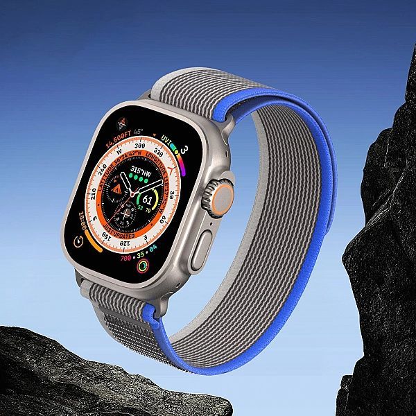 Sportowy pasek na rzepy do Apple Watch 9 / 8 / 7 / 6 / Se / 5 / 4 / 3