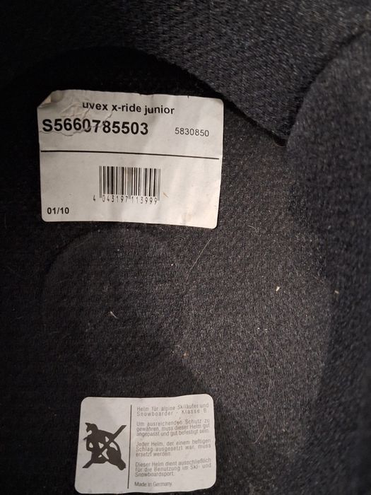 kask dziecięcy szary uvex 51-56 xxs-s