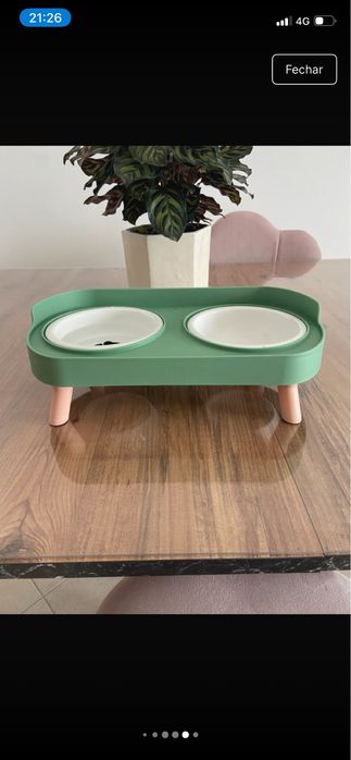Comedouro elevado para pets