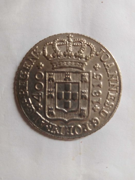 Moeda Monarquia 480 Reis D. João P. Regente 1815.