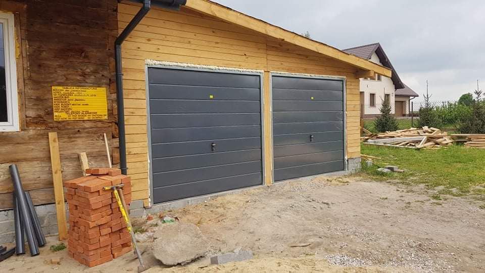 Brama uchylna 250x210 złoty dąb/orzech Dostawa Gratis
