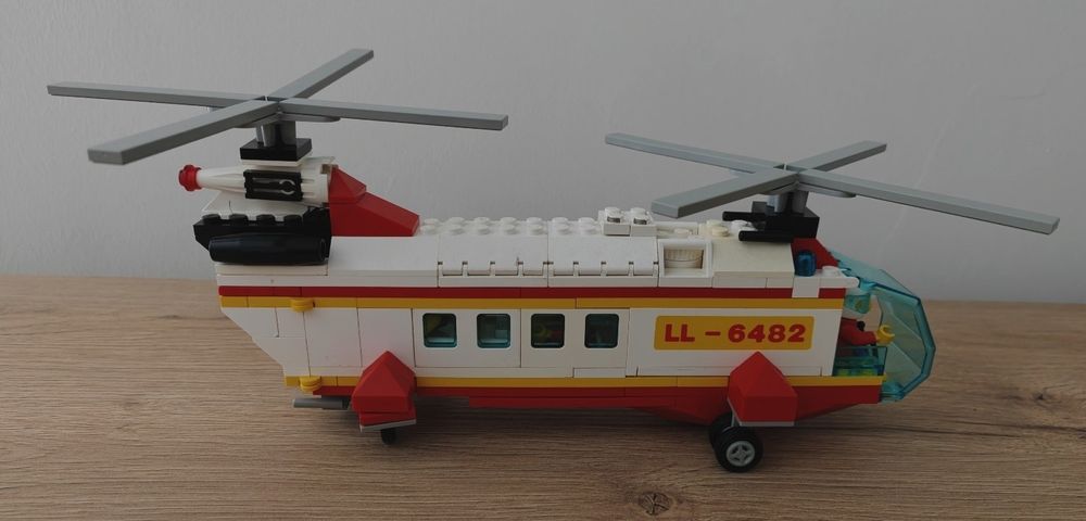 Lego 6482 helikopter ratunkowy Light & Sound 9V + instrukcja