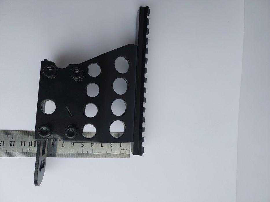 Кронштейн з планкою Пікатіні 150 мм для АК 74/47, чорний