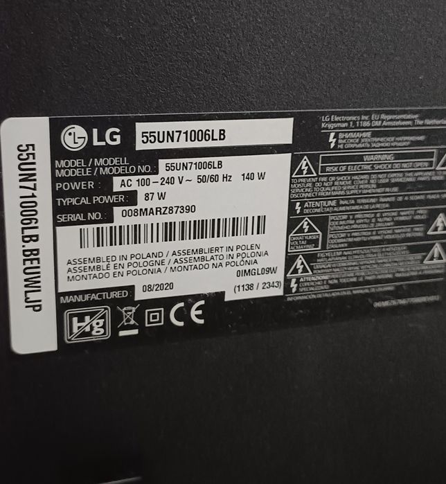 Smart TV LG 55 polegadas