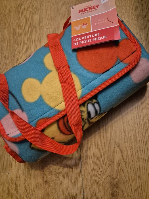 Koc piknikowy, plażowy Disney z myszką