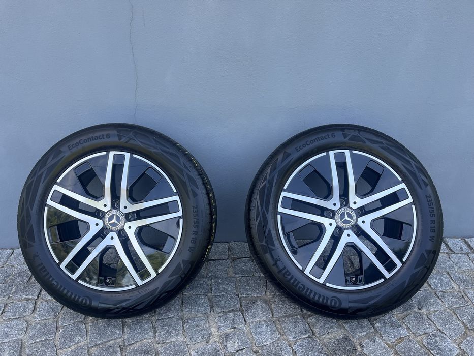 4 Jantes 18 Mercedes 5x112 Originais - Com 4 Pneus 235/55R18