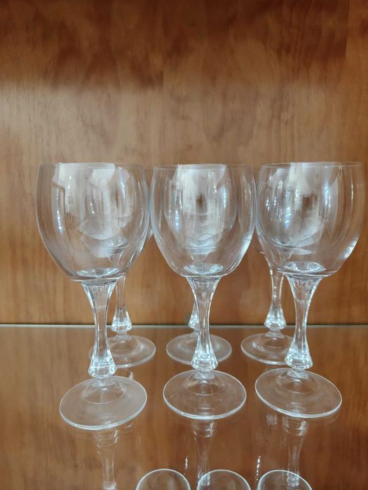 Conjunto 30 copos de cristal – 5 conjuntos de 6