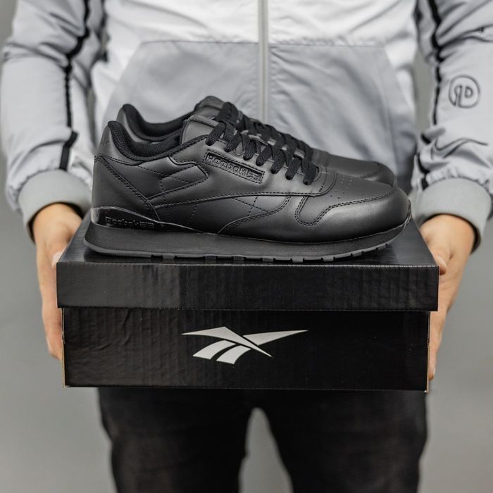 Кроссовки Reebok Classic All Black Мужские оригинал новые
