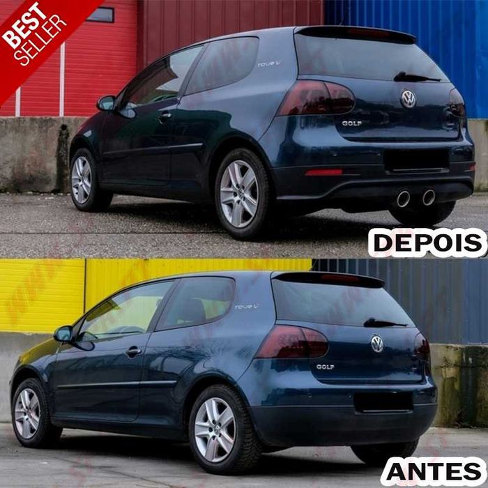 Portes Grátis - Difusor / Spoiler Traseiro - VW Golf 5 - Look R32