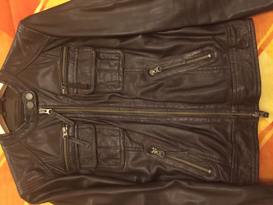 Casaco de cabedal Massimo Dutti
