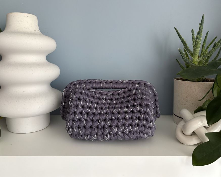 Szydelkowa torebka do ręki