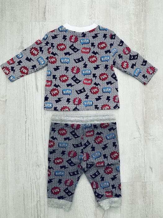 Cocodrillo r. 62 nowy zestaw komplet bluzka spodnie Super Hero dresy s