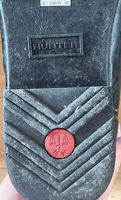 Galochas hunter pretas