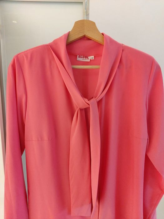 Malinowa koszula wizytowa Elcol rozm. 44