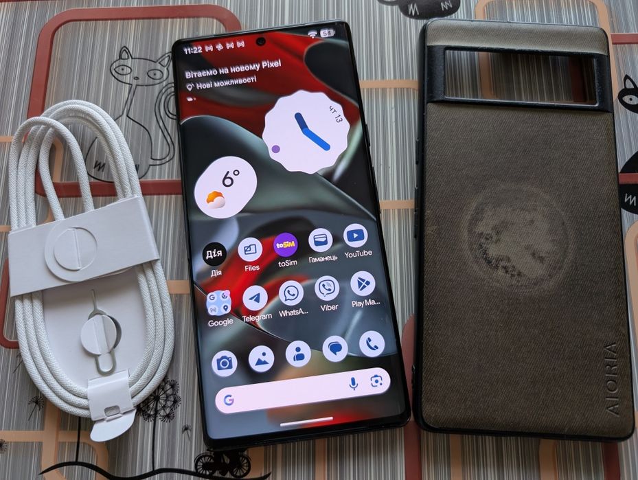 Google Pixel 6 Pro 12-128Gb/Neverlock/2-Sim/NFC/293 цикли/Без Вигорань