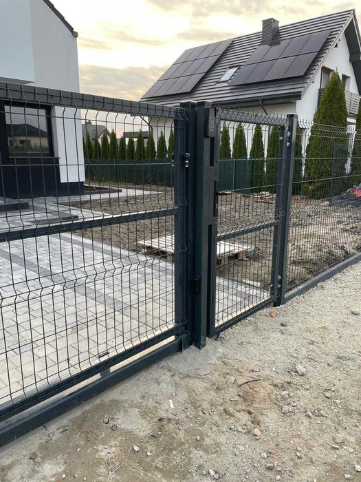 Brama panelowa przesuwna 160/400cm + RAL - producent _ FURTKA