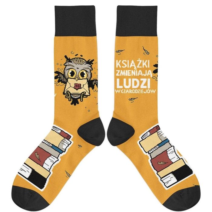 Skarpetki Książki zmieniają. rozm. 42/46 oprawa: folia