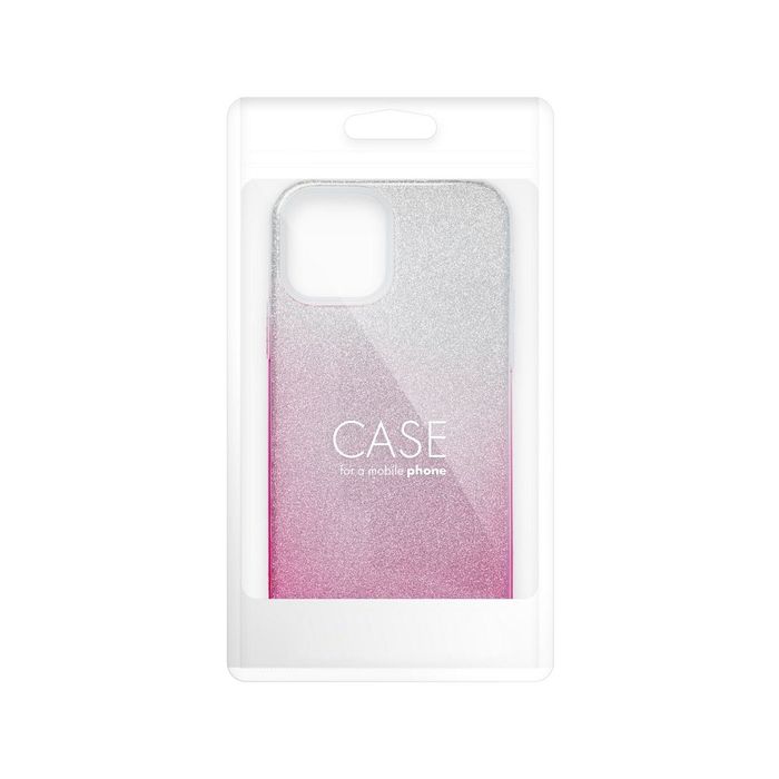 Futerał Shining Do Iphone 16 Plus Transparentny Różowy