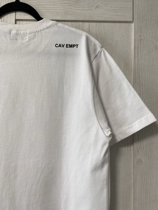 Футболка CAV EMPT чоловіча з принтом біла MADE IN JAPAN