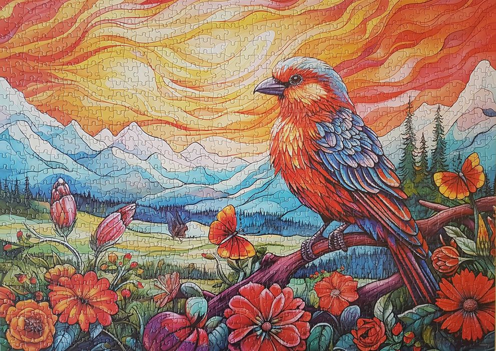 Askato puzzle Ptaszek 1000 KOMPLELTNE