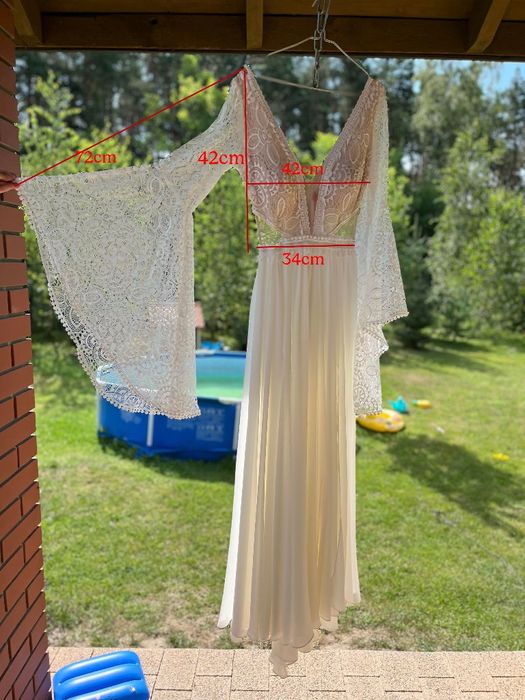 Suknia ślubna Boho/ Sejva