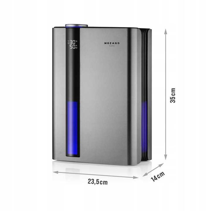 2 Filtry Osuszacz POWIETRZA 2,5L pochłaniacz wilgoci WIFI mocny lampka