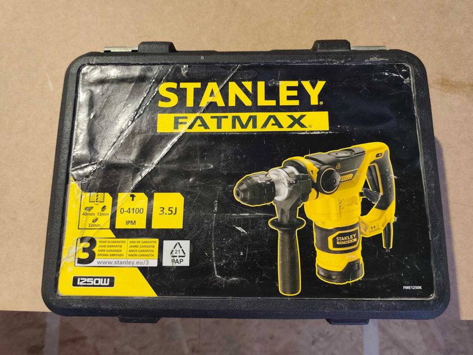 Martelo Electropneumático Stanley FatMax FME1250K 1250W 3.5J (Usado)