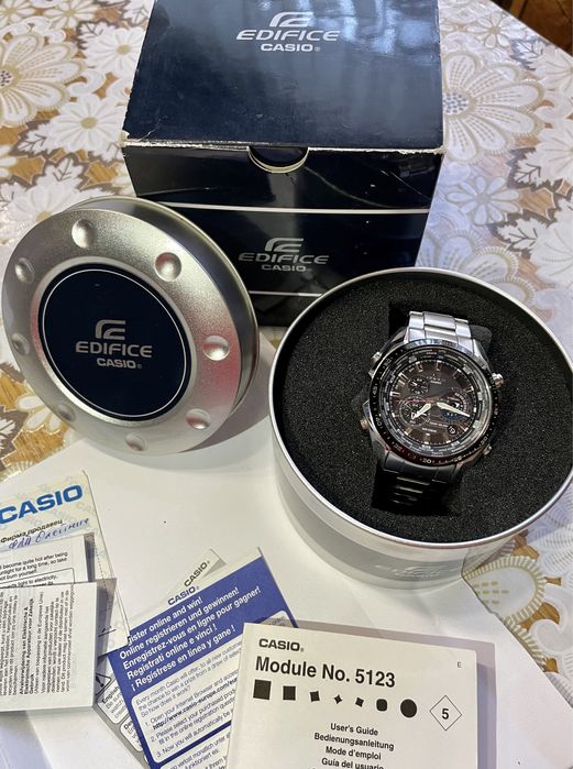 CASIO EDIFICE 5123 багатофункціональний наручний годинник