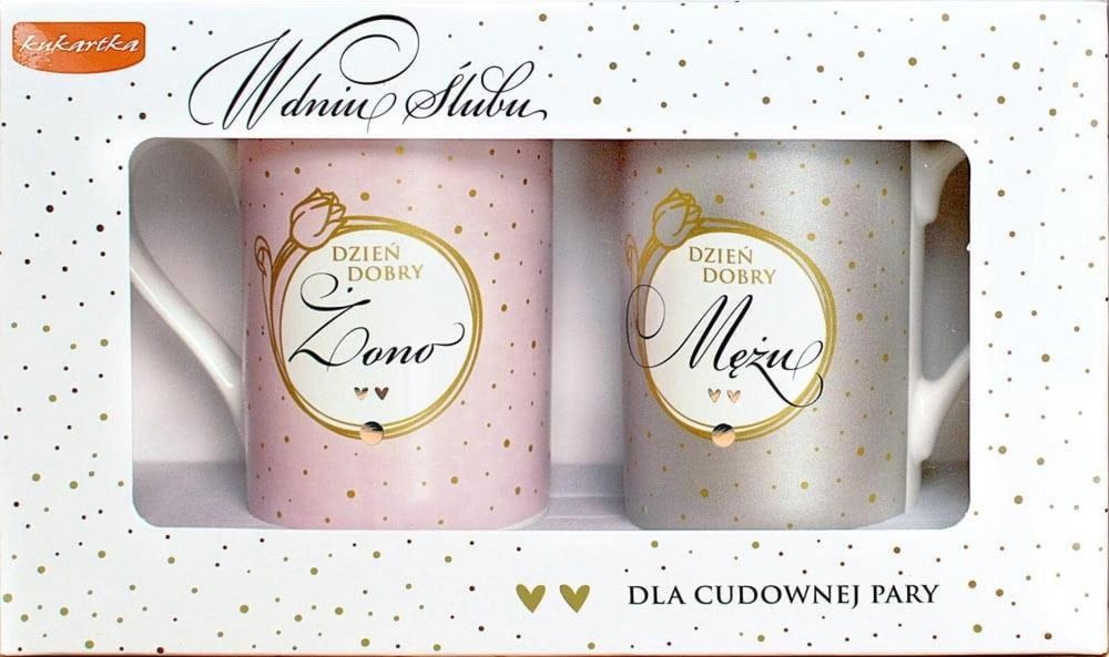 Kubek komplet Q Ślub oprawa: pudełko