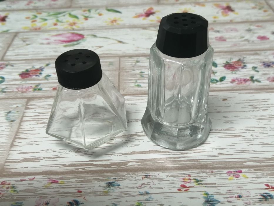 Saleiro e pimenteiro vintage