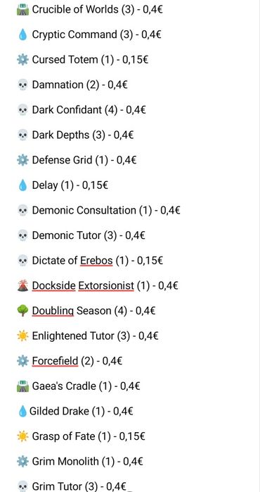 Cartas Magic Proxy(Power9, Dual, Fetch, etc)