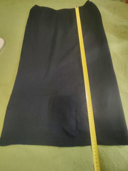 Длинная вязаная юбка