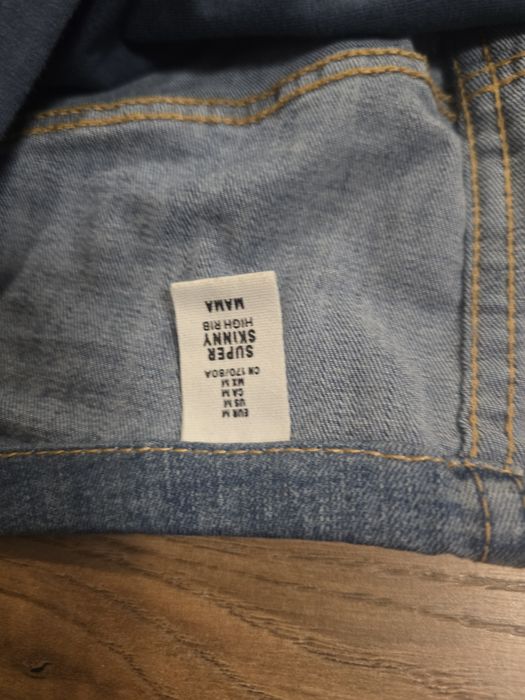 Spodnie ciążowe H&M skinny jeans 38