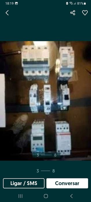 Disjuntores diferenciais da EDP