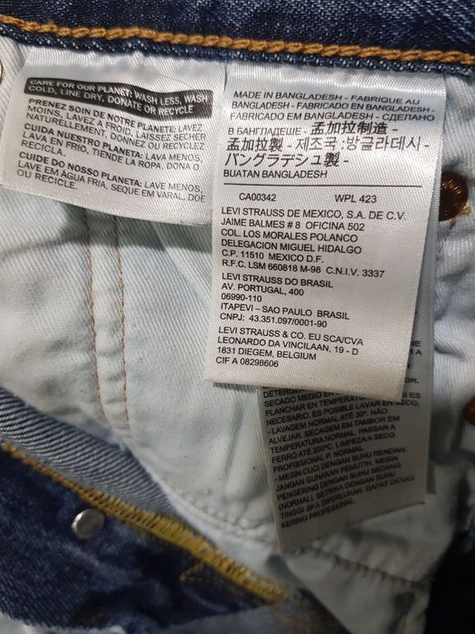 Джинсы Levi's 501,  размер 29Х34