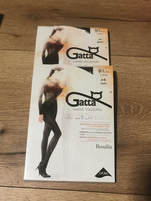 Rajstopy damskie Gatta 40Den microfibra, rozmiar 2-S, zestaw 2par