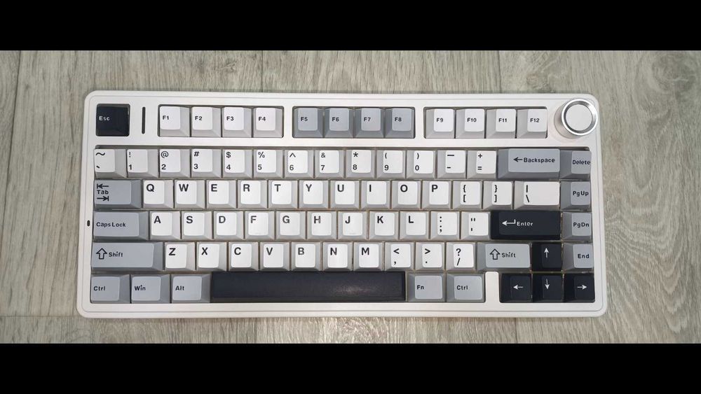 Клавіатура бездротова AULA F75 LEOBOG Reaper PBT White (Торг)