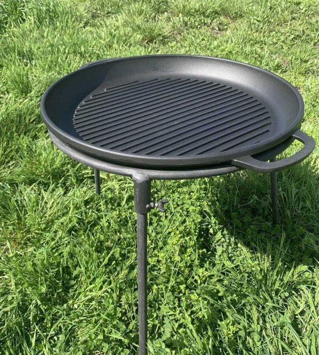 Чугунный КАЗАН ( 8  12  15 ) с крышкой сковородой WOK чавун тринога