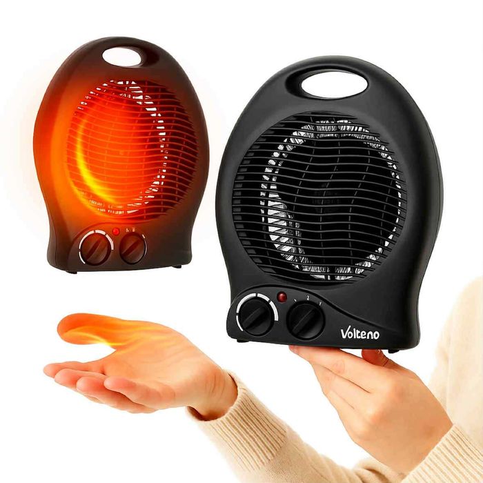 FARELKA GRZEJNIK Elektryczny 2000W 3 Poziomy z termostatem do biur dom