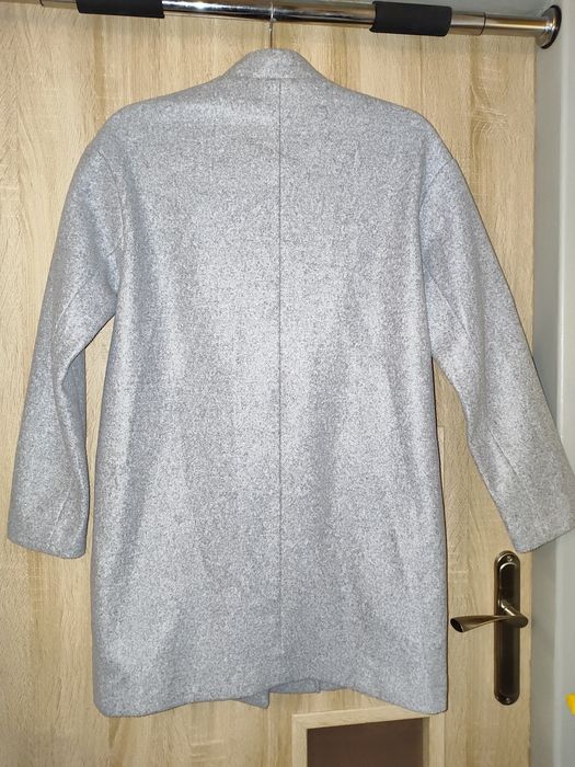 Modny szary płaszcz damski Cropp rozm. XS